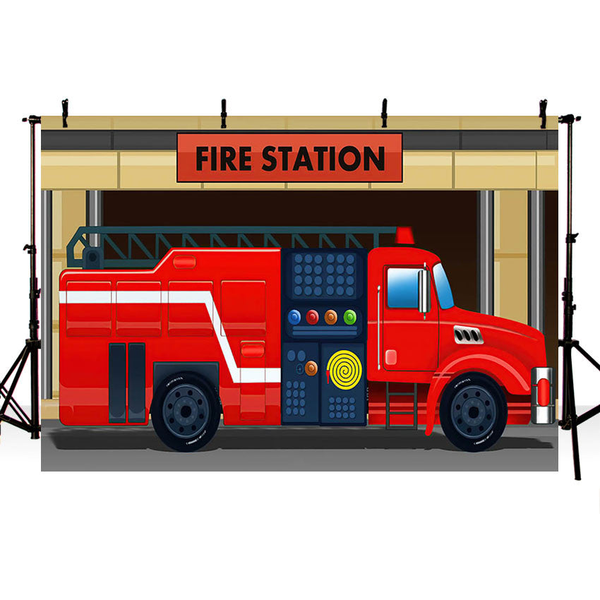animated fire station