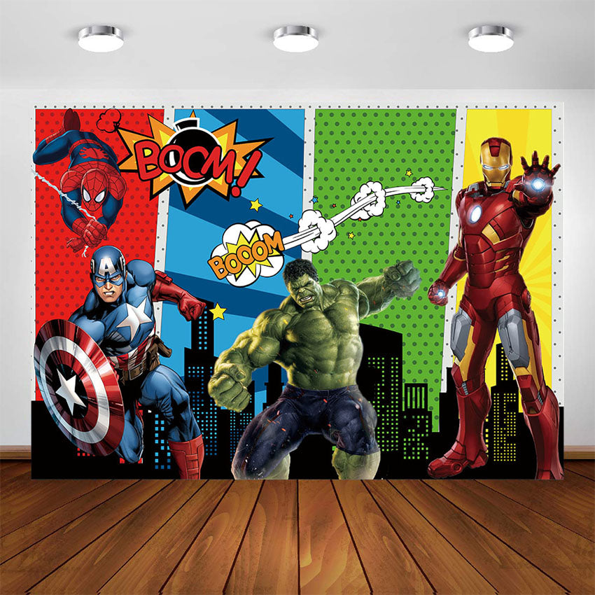 Affiche de super héros Marvel les Avengers, toile imprimée