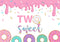 Custom Candy Donut Photo Backdrop Two Sweet Doughnut Kids Party Photography Backgrounds Banner