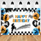 Customize Motocross Photography Background Children Birthday Decoration Banner Backdrop Photo Studio