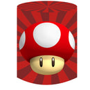 Customize The Super Mario Bros Round Backdrop Mario Photo Birthday Circle Background Cylinder Plinth Covers