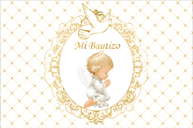 Customize Baby Shower Photography Background Baptism Birthday Decoration Banner Backdrop Photo Studio