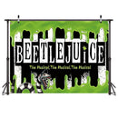 Custom Bettlejuice Photo Backdrop Halloween Kids Party Photography Backgrounds Banners