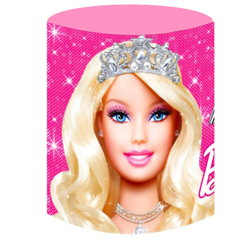 Toile de fond rose pour anniversaire, décoration de fête d'anniversaire sur  le thème Barbie pour