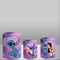 Disney Stitch Round Backdrops Kids Birthday Party Circle Background Lilo&Stitch Birthday Covers Cylinder Plinth Covers