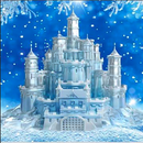 Customize Winter Snow Castle Photo Backdrop Party Photography Backgrounds Banners