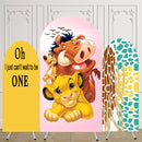 Customize Size Name The Lion King Photo Background Character Cover Theme Arch Background Double Side Elastic Covers