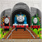 Customize Size Thomas and Friends Photo Background Character Cover Theme Arch Background Double Side Elastic Covers