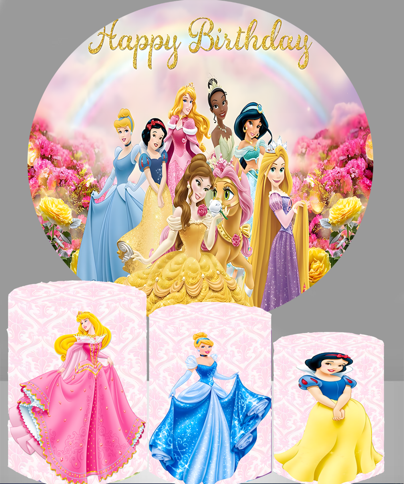 Toile d'anniversaire princesse - Disney