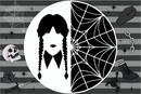 Wednesday Addams Backdrop Birthday Background Nevermore Family Party Photography Thing TV Show Baby Child Banners