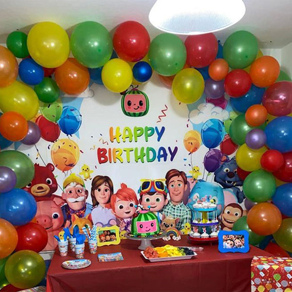 Customize Cartoon Girls Birthday Photo Backdrop Decor Photo Studio Kid –  dreamybackdrop