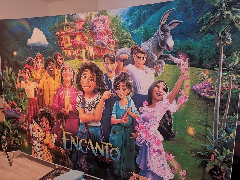 Décors de décoration de fête d'anniversaire Disney Encanto