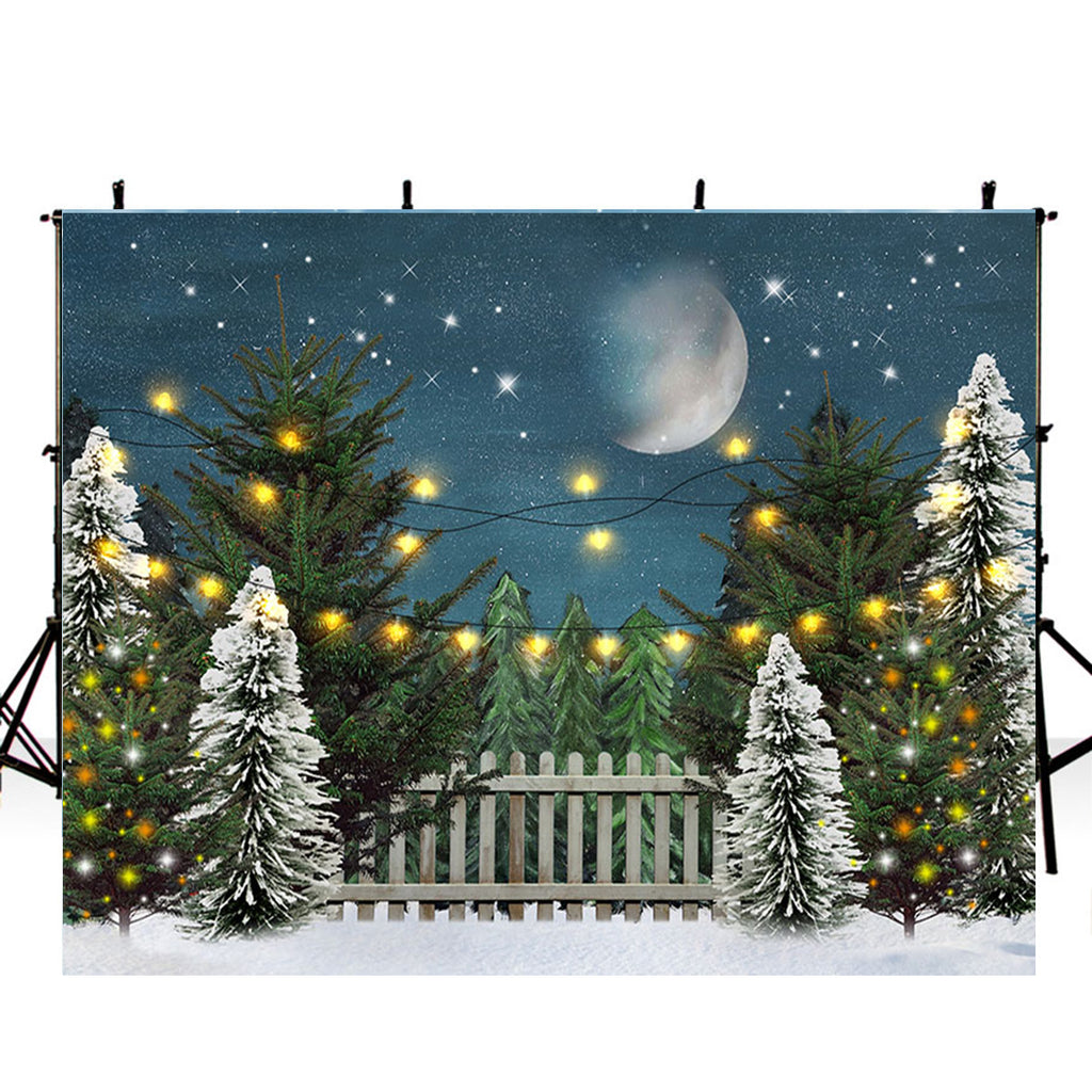 merry christmas photo backdrop snowflake photography background winter ...