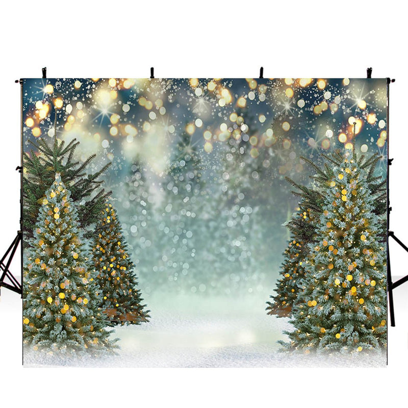 Bokeh Shine Photography Backdrops Glitter Christmas Tree Background Ba ...