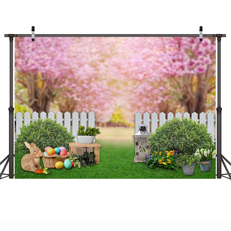Flower Wall Photography Backdrop Vinyl Spring Photo Props Easter
