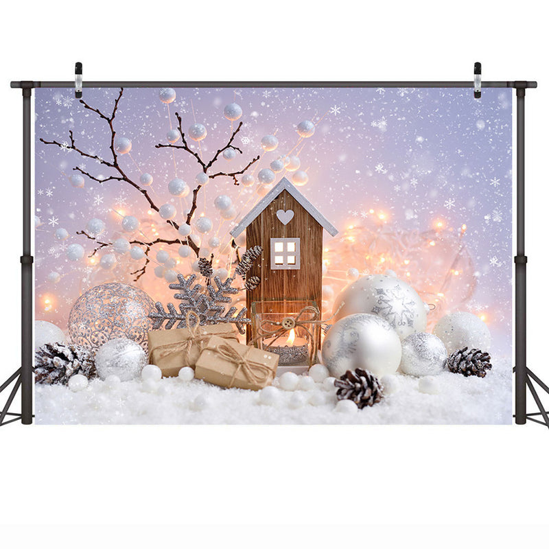 Winter Snow Backdrop for Photography Photocall Christmas Snowflake Woo ...