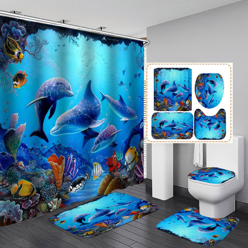 Ocean Bathroom Carpet, Carpets
