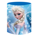 Frozen Round Party Backdrops Elsa