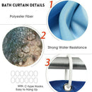 Sunset Dolphin Shower Curtain Waterproof Set Home Decor Ocean Bath Mat Toilet Lid Cover Flannel Bathroom Carpet 4 Piece Set
